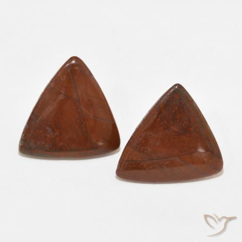 12.36ctw Natural Multicolor Jasper, Trillion, Opaque
