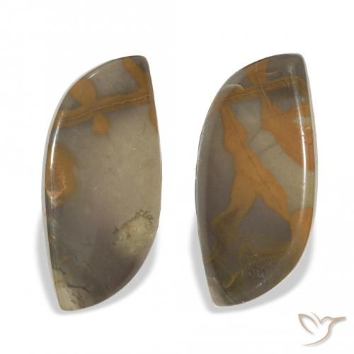 19.87ctw Natural Multicolor Jasper, Fancy, Opaque, Photo A