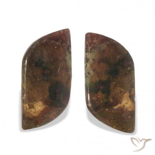 15.28ctw Natural Multicolor Jasper, Fancy, Opaque