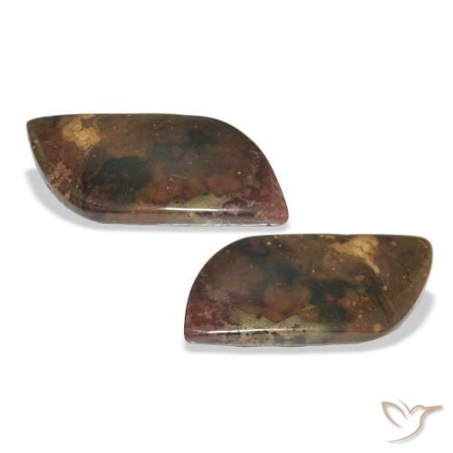 Jasper Gemstones in 22.2 x 11.2 mm Size for Sale, Jasper Stones in Multicolor Color