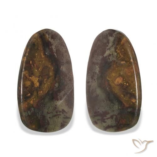 17.15ctw Natural Multicolor Jasper, Fancy, Opaque