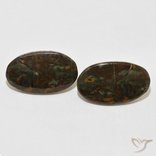 15.87ctw Natural Multicolor Jasper, Oval, Opaque