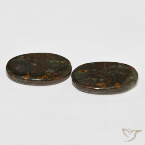 Jasper Gemstones in 20.5 x 12.2 mm Size for Sale, Jasper Stones in Multicolor Color