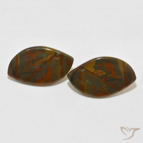 13.60ctw Natural Multicolor Jasper, Fancy, Opaque