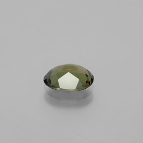 Kornerupine Gemstone in 9 x 7 mm (calibrated) Size for Sale, Kornerupine Stone in Deep Green Color