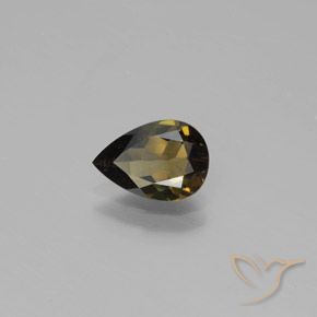 1.17 ct Brown Kornerupine Stone, Natural Kornerupine in Pear Facet Shape for Sale