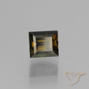 1.09 ct Brown Kornerupine Stone, Natural Kornerupine in Baguette Facet Shape for Sale
