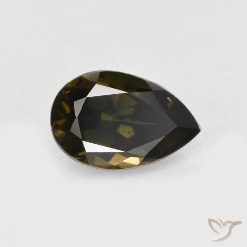 1.05 ct Pear Cut Kornerupine، <cite dir="ltr" lang="en">7.8 x 5.1</cite> mm من سريلانكا, Photo A
