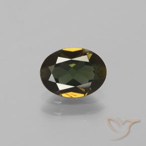 1,23 ct ovaler Kornerupin aus Sri Lanka, Größe: 8,1 x 6,1mm, Reinheit: VVS-VS, Garantiert echter Edelstein, 1 Stück Kornerupin in Mittel braun Farbe, Mohs-Härte von 6,5 - 7 Geeignet für den täglichen Gebrauch im Schmuck, Photo A