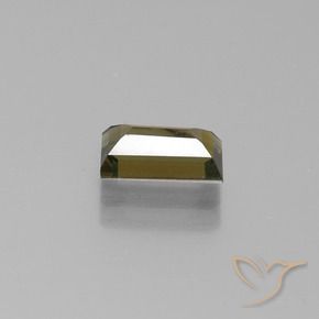 Kornerupine Gemstone in 7.8 x 4.1 mm Size for Sale, Kornerupine Stone in Greenish Brown Color