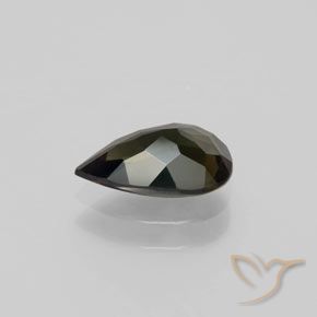 Kornerupine Gemstone in 6.9 x 5.9 mm Size for Sale, Kornerupine Stone in Greenish Brown Color