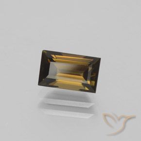 1.40 ct Brown Kornerupine Stone, Natural Kornerupine in Baguette Facet Shape for Sale