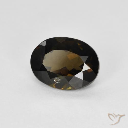 1.70 ct Brown Kornerupine Stone, Natural Kornerupine in Oval Facet Shape for Sale