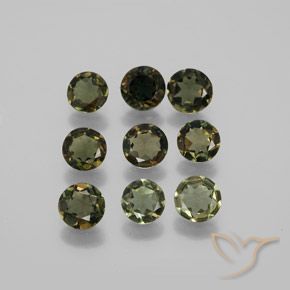 3.3 ct Round Cut Kornerupine, 4.7 mm From Sri Lanka, Photo A
