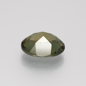 Kornerupine Gemstone in 10.5 x 8.7 mm Size for Sale, Kornerupine Stone in Deep Green Color