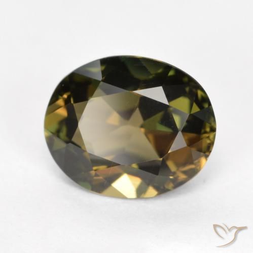 1.58 ct Brown Kornerupine Stone, Natural Kornerupine in Oval Facet Shape for Sale