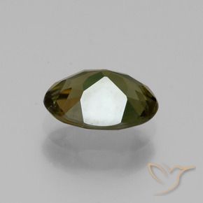 Kornerupine Gemstone in 8 x 6 mm (calibrated) Size for Sale, Kornerupine Stone in Greenish Brown Color