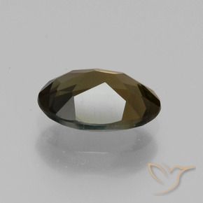 Kornerupine Gemstone in 8 x 6 mm (calibrated) Size for Sale, Kornerupine Stone in Deep Golden Brown Color