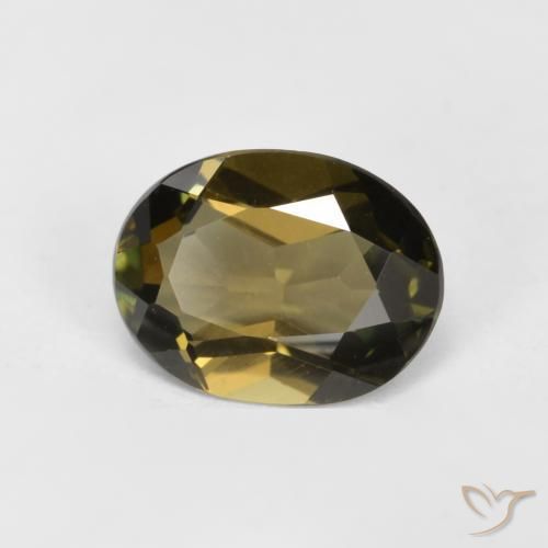 0.92 ct Brown Kornerupine Stone, Natural Kornerupine in Oval Facet Shape for Sale