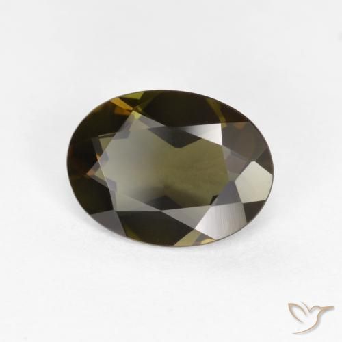 0.89 ct Brown Kornerupine Stone, Natural Kornerupine in Oval Facet Shape for Sale