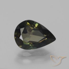 1.57 ct Brown Kornerupine Stone, Natural Kornerupine in Pear Facet Shape for Sale