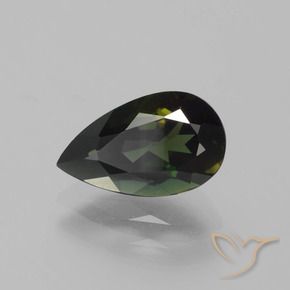 1.63 ct Brown Kornerupine Stone, Natural Kornerupine in Pear Facet Shape for Sale