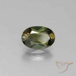 1.55 ct Brown Kornerupine Stone, Natural Kornerupine in Oval Facet Shape for Sale