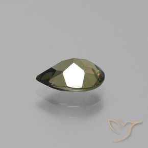 Kornerupine Gemstone in 9 x 6 mm (calibrated) Size for Sale, Kornerupine Stone in Greenish Brown Color