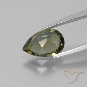 Kornerupine Gemstone in 9 x 6 mm (calibrated) Size for Sale, Kornerupine Stone in Medium Brown Color