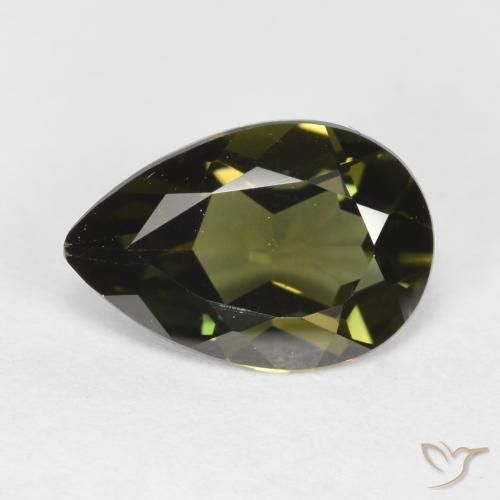 1.13 ct Brown Kornerupine Stone, Natural Kornerupine in Pear Facet Shape for Sale