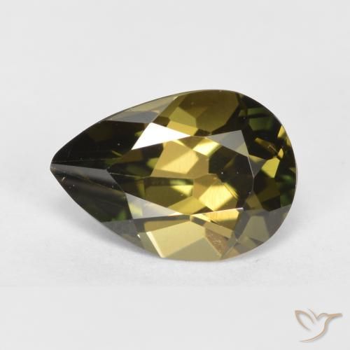 1.09ct Natural Medium Brown Kornerupine, Pear Shape, VVS