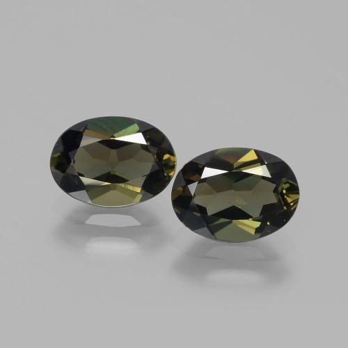 Medium Brown Корнерупин Камень - 1.1ct Фасетный Овал (ID: 389416)