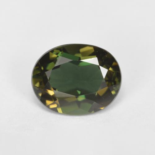 Marrone verdastro Cornerupina Gem - 0.9ct Ovale sfaccettato (ID: 389424)