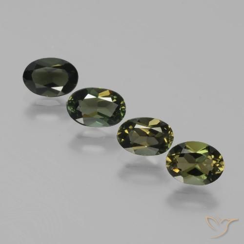 1.90 ctw Brown Kornerupine Gemstones, Kornerupine Gems in Oval Facet Shape for Sale.
