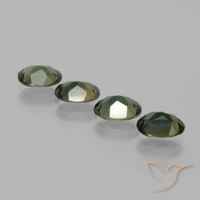 Kornerupine Gemstones in 6.5 x 4.9 mm Size for Sale, Kornerupine Stones in Dark Brown Color