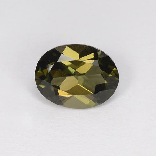 Greenish Brown Kornerupine Gem - 1.7ct Oval Facet (ID: 389767)