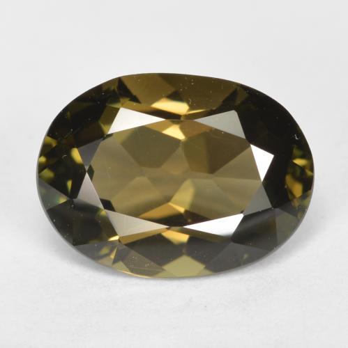 Medium-Dark Brown Корнерупин Камень - 2ct Фасетный Овал (ID: 390417)