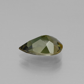 Kornerupine Gemstone in 10.6 x 6.8 mm Size for Sale, Kornerupine Stone in Earth Green Color