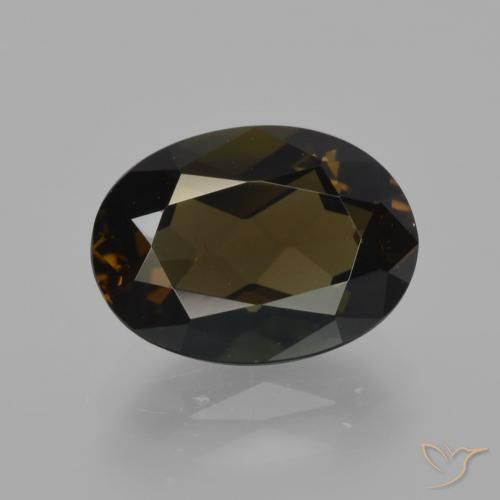 2.75 ct Brown Kornerupine Gemstone, Kornerupine Gem in Oval Facet Shape for Sale.