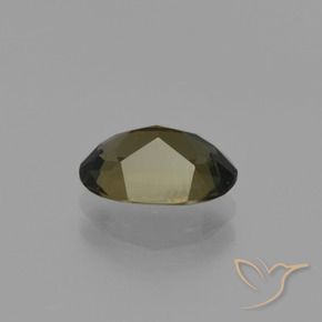 Kornerupine Gemstone in 8 x 5.7 mm Size for Sale, Kornerupine Stone in Greenish Brown Color