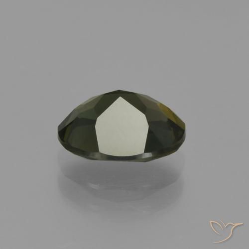 Kornerupine Gemstone in 8.3 x 6.4 mm Size for Sale, Kornerupine Stone in Dark Brown Color