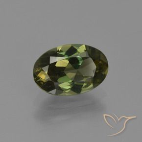 1.35 ct Brown Kornerupine Stone, Natural Kornerupine in Oval Facet Shape for Sale