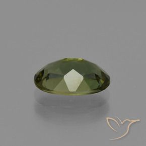 Kornerupine Gemstone in 8.6 x 5.7 mm Size for Sale, Kornerupine Stone in Greenish Brown Color
