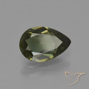 1.41 ct Brown Kornerupine Stone, Natural Kornerupine in Pear Facet Shape for Sale