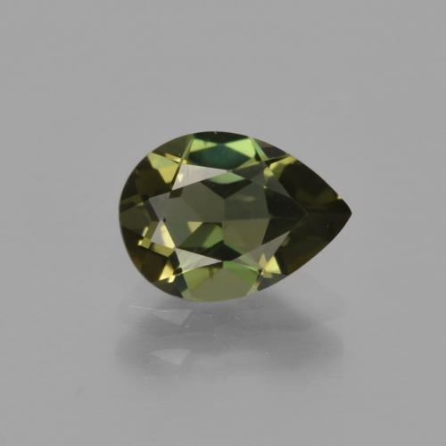 Marrón oscuro Kornerupina Gema - 1.1ct Corte en forma de pera (ID: 412045)