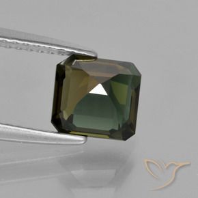 Kornerupine Gemstone in 6.8 x 6.5 mm Size for Sale, Kornerupine Stone in Cool Brown Color