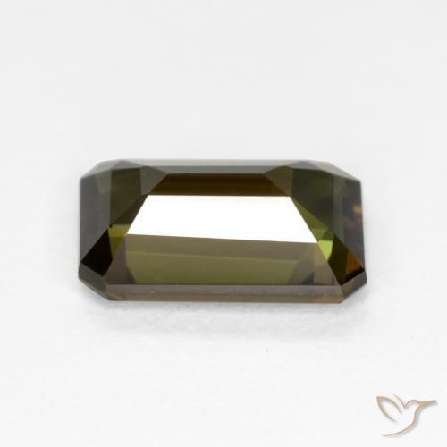 Kornerupine Gemstone in 7 x 5 mm (calibrated) Size for Sale, Kornerupine Stone in Medium Brown Color