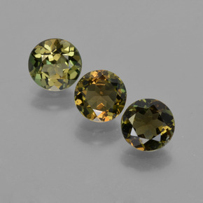 0.6ct Round Facet Brownish Green Kornerupine for sale thumb image of 0.6ct Round Facet Brownish Green Kornerupine (ID: 421923)