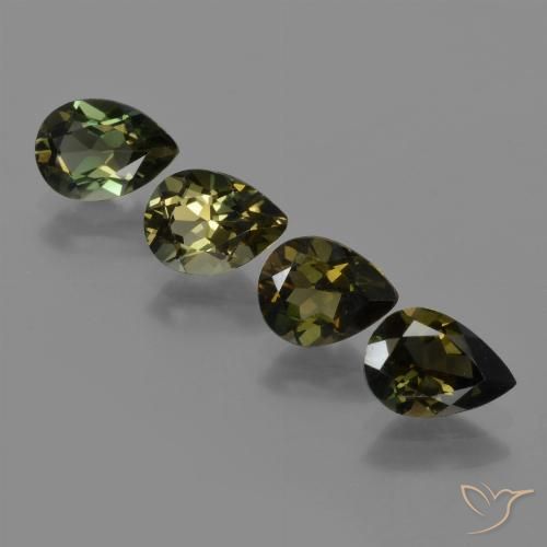 2.59 ct Pear Cut Kornerupine, 6.7 x 4.9 mm From Sri Lanka, Photo A