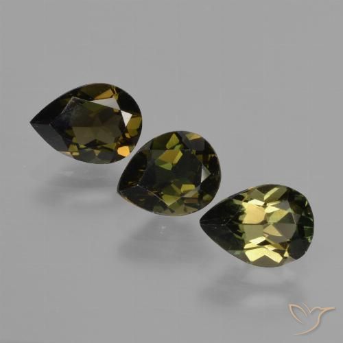 2.63 ct Pear Cut Kornerupine, 7.1 x 5.3 mm From Sri Lanka, Photo A